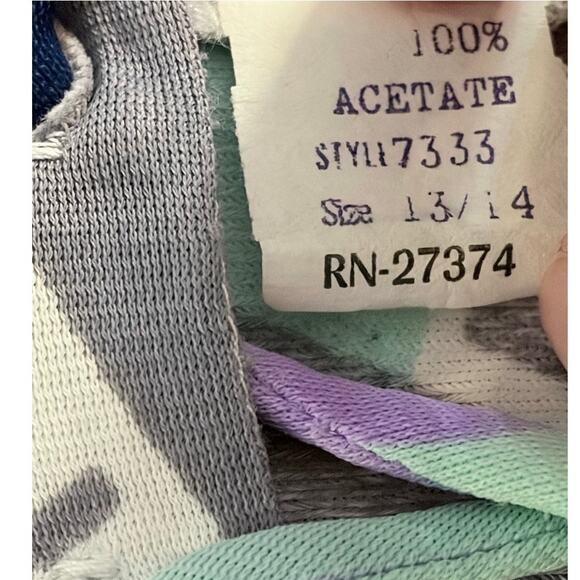 Abstract Lace Neckline Retro Vintage Pullover size Medium - Picture 9 of 10